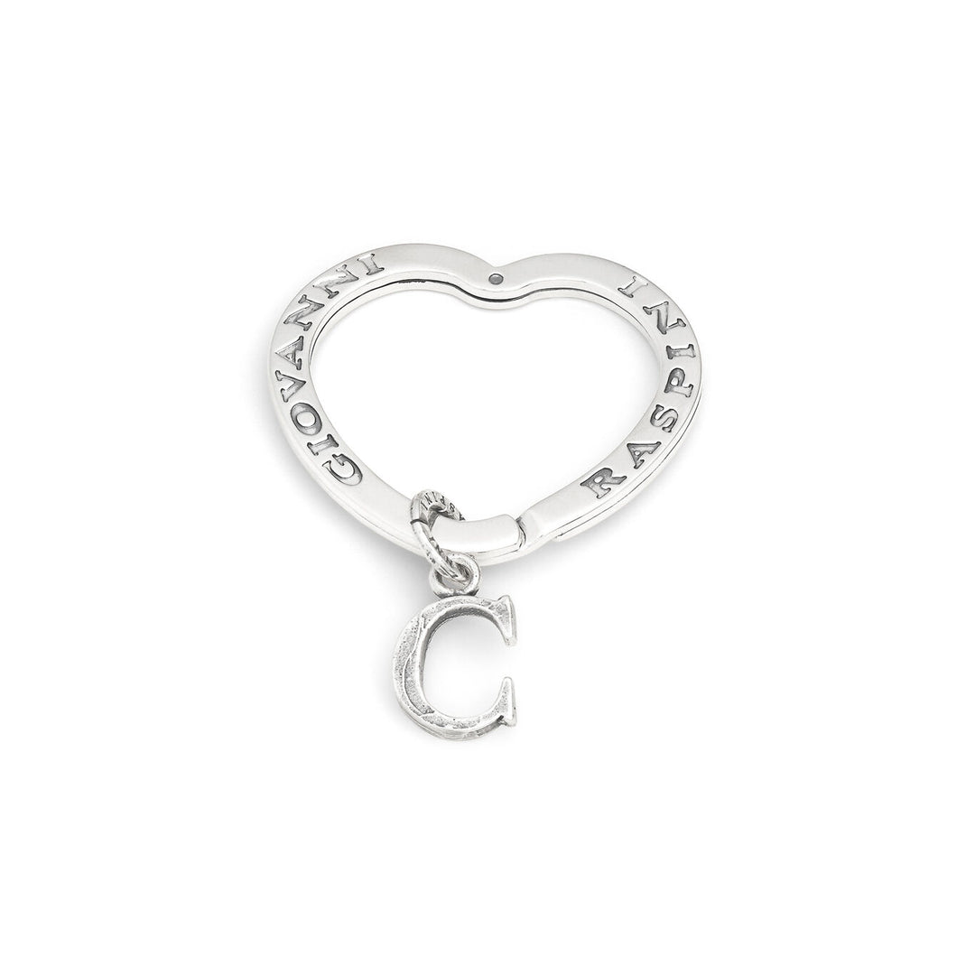 Giovanni Raspini key ring letter c Key ring in 925 Silver X01442