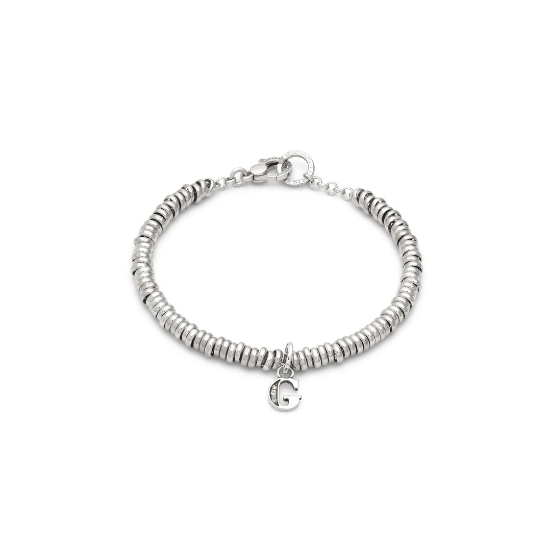 Giovanni Raspini bracelet letter g crystal Bracelet in 925 silver and zircons X01462
