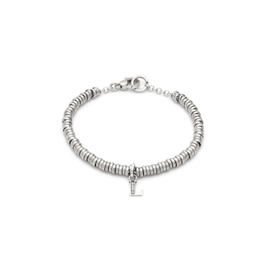 Bracelet Giovanni Raspini lettre l cristal Bracelet en argent 925 et zircons X01457