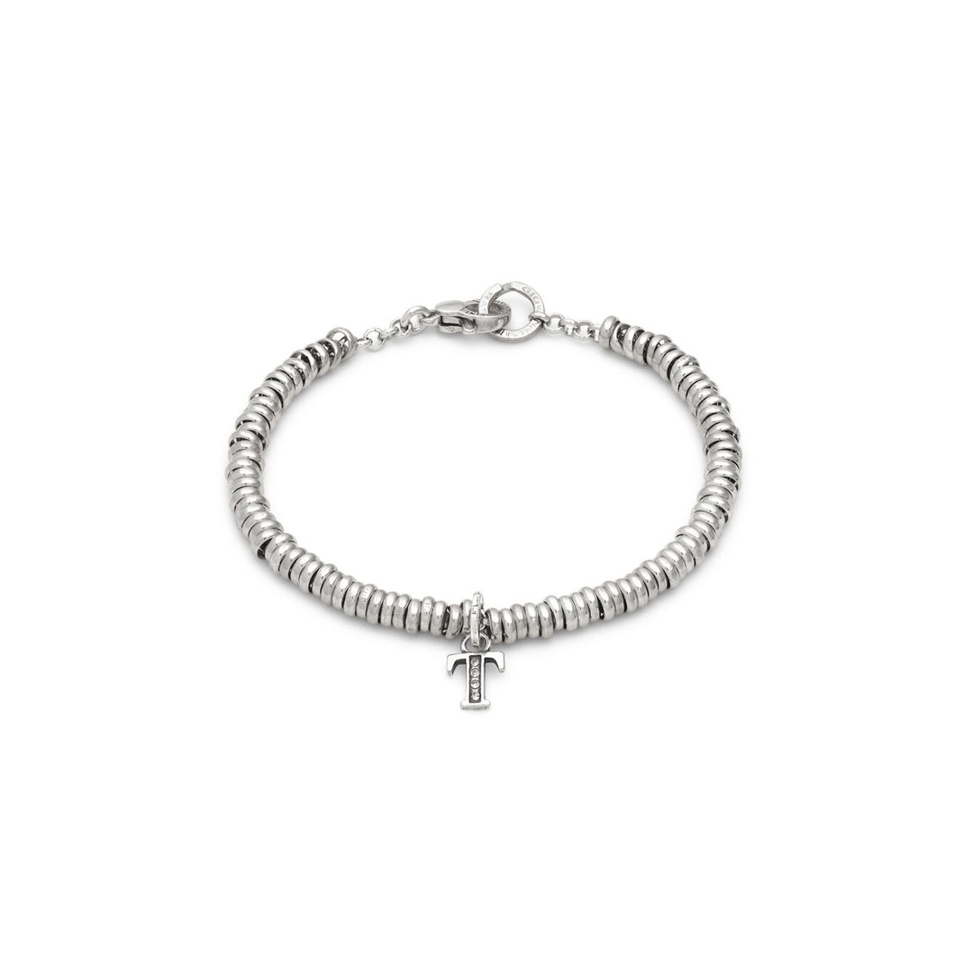 Giovanni Raspini bracelet letter t crystal Bracelet in 925 silver and zircons X01449