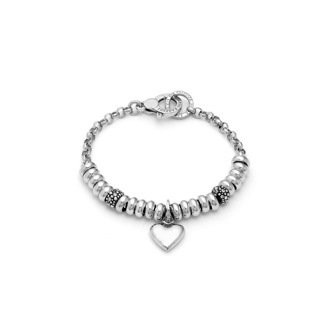 Bracelet coeur en argent pur Giovanni Raspini X01644