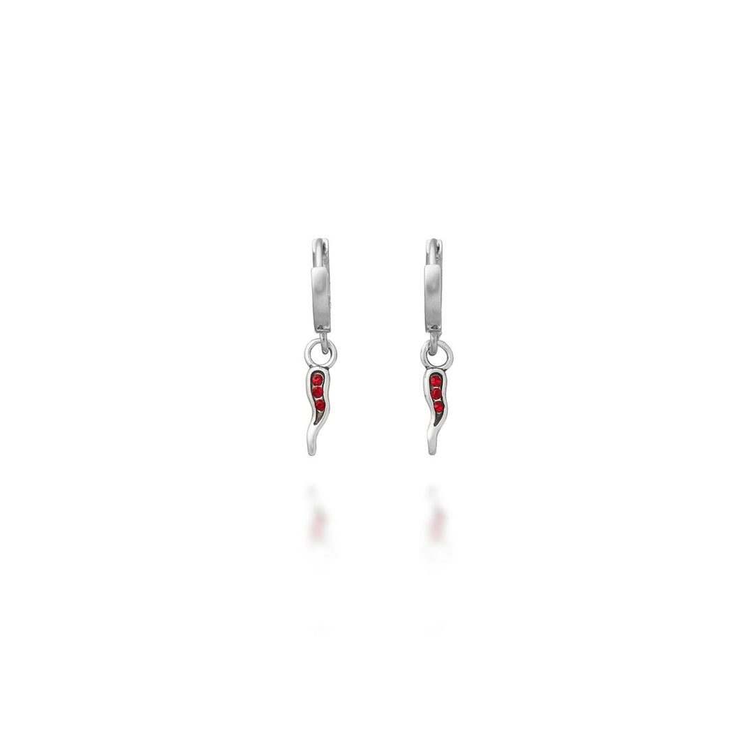 Giovanni Raspini Huggie Cornino Boucles d&