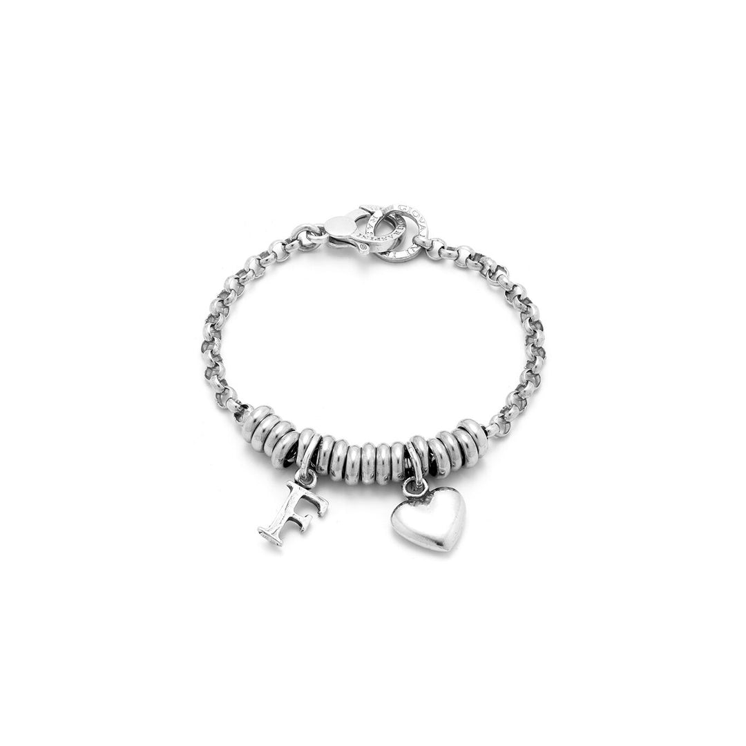 Bracelet Giovanni Raspini Coeur et Lettre F en argent X01892