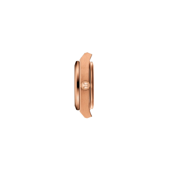 Tissot watch PRX 25mm rose gold diamonds quartz steel PVD rose gold finish T137.010.33.506.00