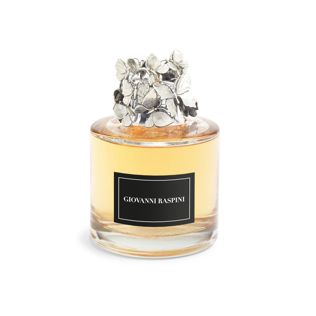 Giovanni Raspini Butterfly Diffuser - Iris Dust home fragrance with white bronze decoration - XB0103