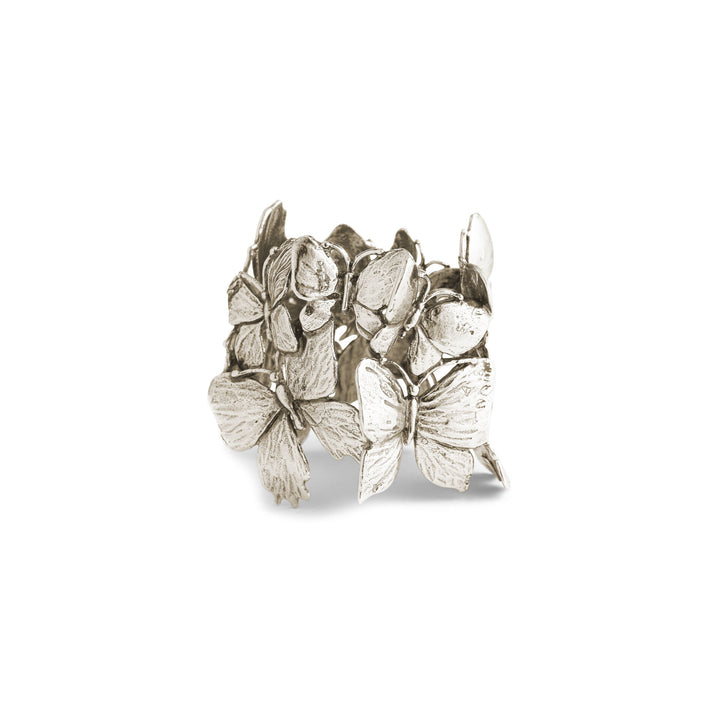 Giovanni Raspini Butterfly Diffuser - Iris Dust home fragrance with white bronze decoration - XB0103