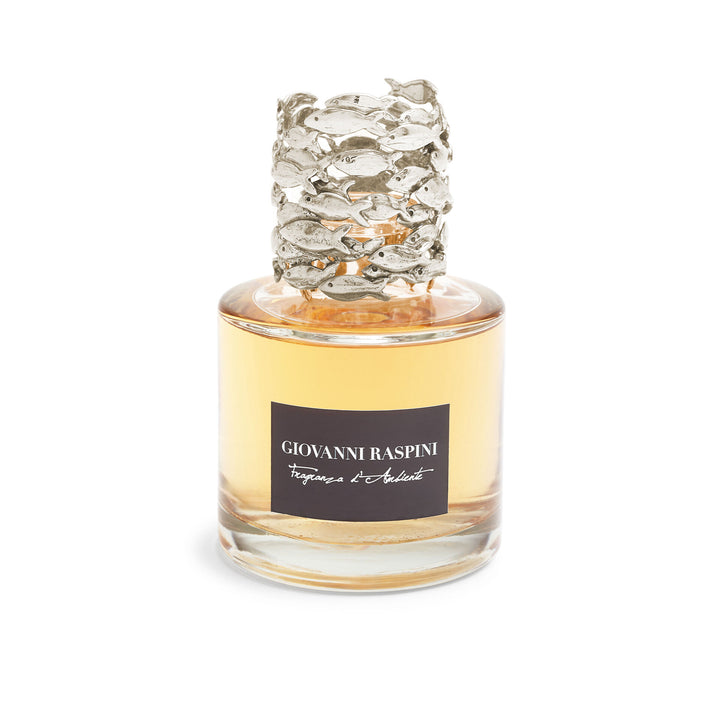 Difusor Sardina Giovanni Raspini - Fragancia de hogar Iris Dust con decoración en bronce blanco - XB0148