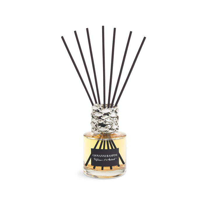 Difusor Sardina Giovanni Raspini - Fragancia de hogar Iris Dust con decoración en bronce blanco - XB0148