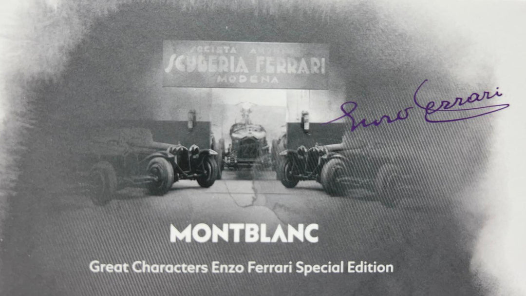 Montblanc roller Great Characters Enzo Ferrari Special Edition Modena Yellow 130662