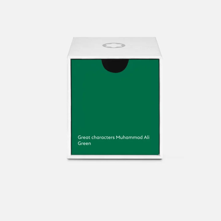 Tintero Montblanc 50ml Grandes Personajes Muhammad Ali Edición Especial verde 130298