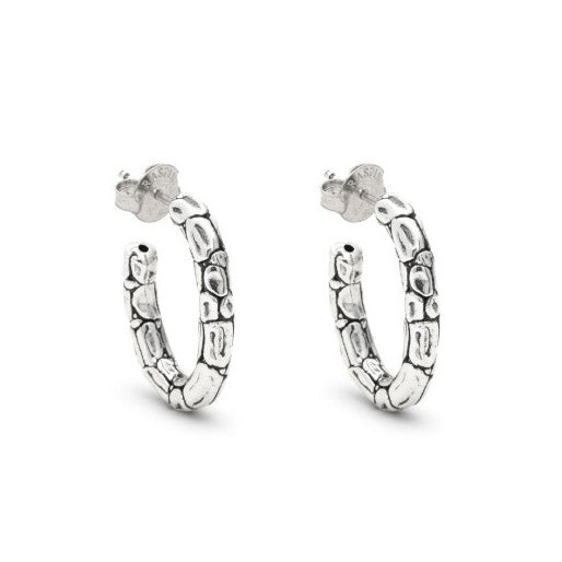 Giovanni Raspini orecchini Ovale Croco argento 925 12594