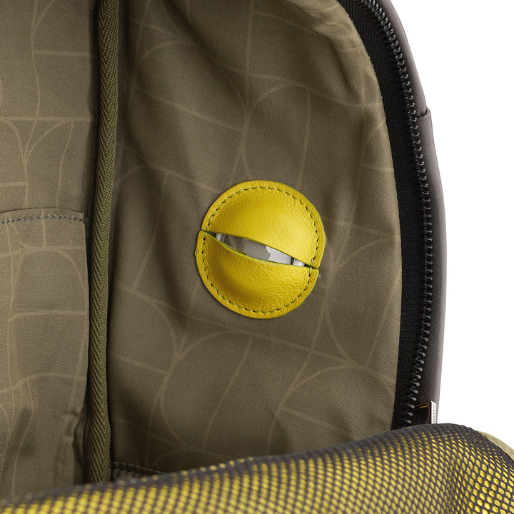 DUDU Mochila de Piel para Hombre y Mujer, Soporte para PC hasta 15,6" MacBook 16", Mochila de Viaje de 20 Litros, Mochila de Trabajo de Oficina con un Elegante Diseño Esencial