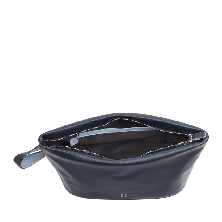 DUDU Beauty Case pour Femme et Homme en Cuir avec Fermeture Éclair, Grande Trousse de Toilette aux Couleurs Vives, Idéale pour Voyage, Salle de Sport, Spa, Intérieur Hydrofuge