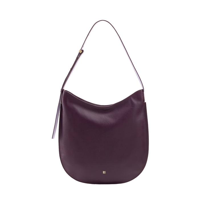DUDU Sac à bandoulière pour Femme en Cuir Souple, Sac Hobo avec Fermeture éclair, Grand Sac à bandoulière réglable coloré et spacieux