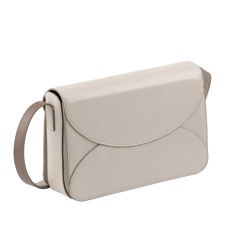 DUDU Bolso Bandolera Grande de Piel para Mujer - Bolso de Mujer Elegante y Espacioso, Diseño de Sobre, con Bandolera Ajustable y Solapa con Cierre Magnético