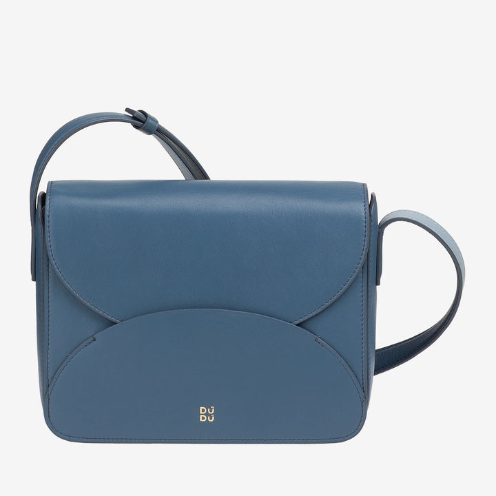 DUDU Sac à bandoulière en cuir pour femme avec rabat modèle enveloppe - Petit sac à main élégant et polyvalent avec bandoulière réglable, sac parfait pour chaque occasion