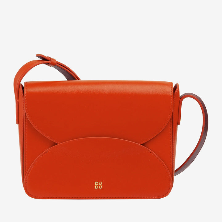DUDU Sac à bandoulière en cuir pour femme avec rabat modèle enveloppe - Petit sac à main élégant et polyvalent avec bandoulière réglable, sac parfait pour chaque occasion