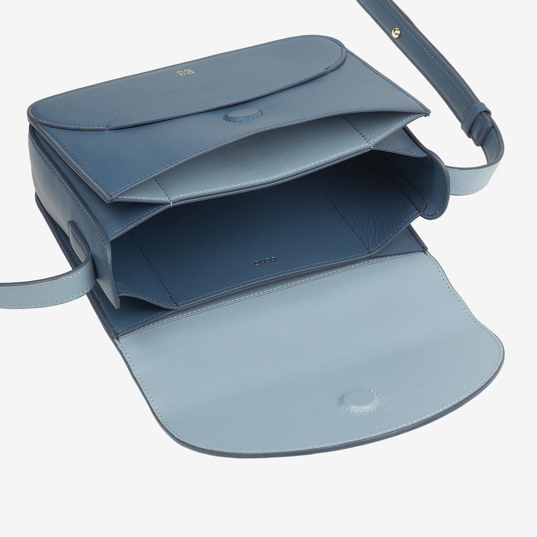 DUDU Sac à bandoulière en cuir pour femme avec rabat modèle enveloppe - Petit sac à main élégant et polyvalent avec bandoulière réglable, sac parfait pour chaque occasion
