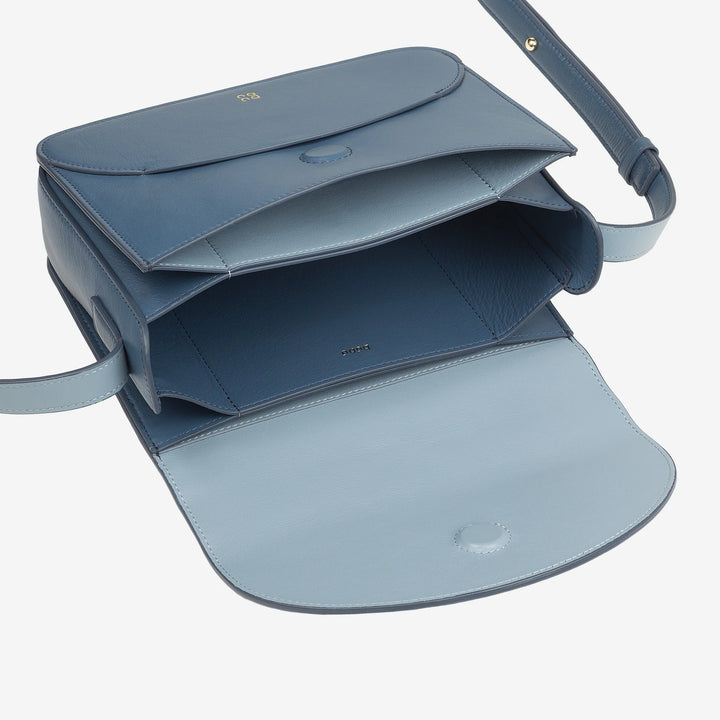 DUDU Sac à bandoulière en cuir pour femme avec rabat modèle enveloppe - Petit sac à main élégant et polyvalent avec bandoulière réglable, sac parfait pour chaque occasion