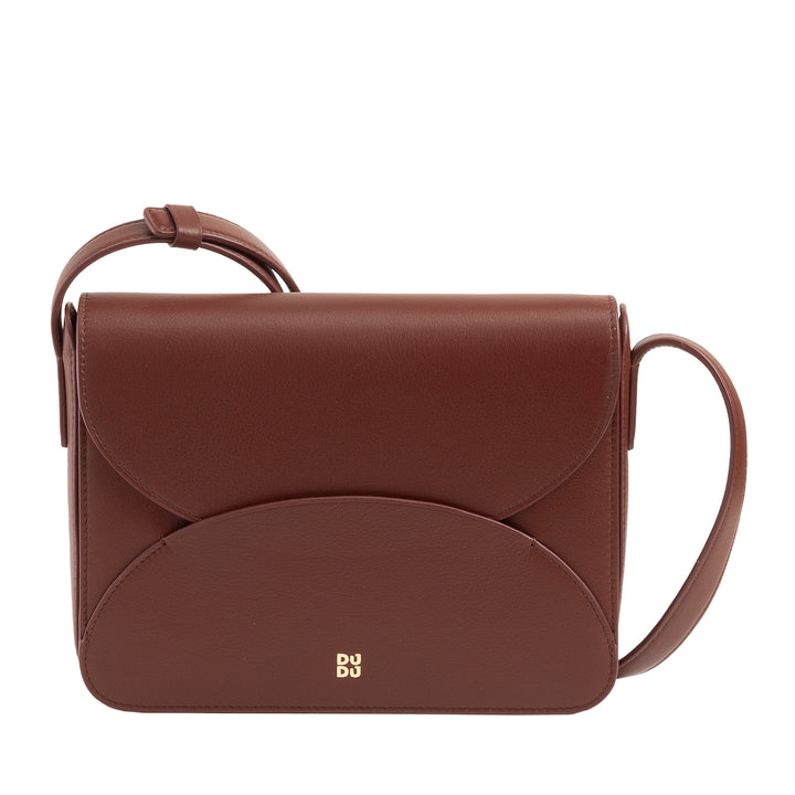 DUDU Sac à bandoulière en cuir pour femme avec rabat modèle enveloppe - Petit sac à main élégant et polyvalent avec bandoulière réglable, sac parfait pour chaque occasion