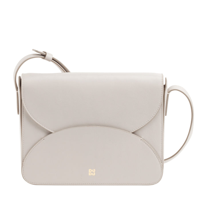 DUDU Sac à bandoulière en cuir pour femme avec rabat modèle enveloppe - Petit sac à main élégant et polyvalent avec bandoulière réglable, sac parfait pour chaque occasion