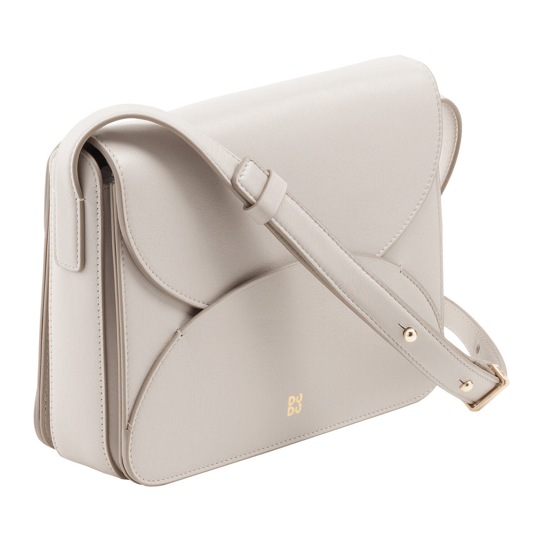DUDU Sac à bandoulière en cuir pour femme avec rabat modèle enveloppe - Petit sac à main élégant et polyvalent avec bandoulière réglable, sac parfait pour chaque occasion