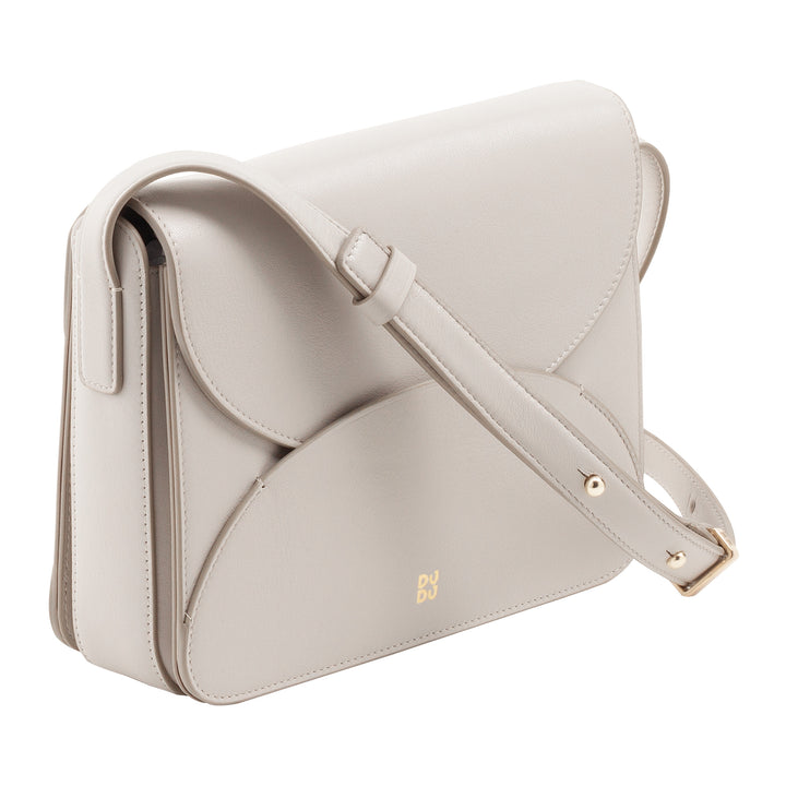 DUDU Sac à bandoulière en cuir pour femme avec rabat modèle enveloppe - Petit sac à main élégant et polyvalent avec bandoulière réglable, sac parfait pour chaque occasion
