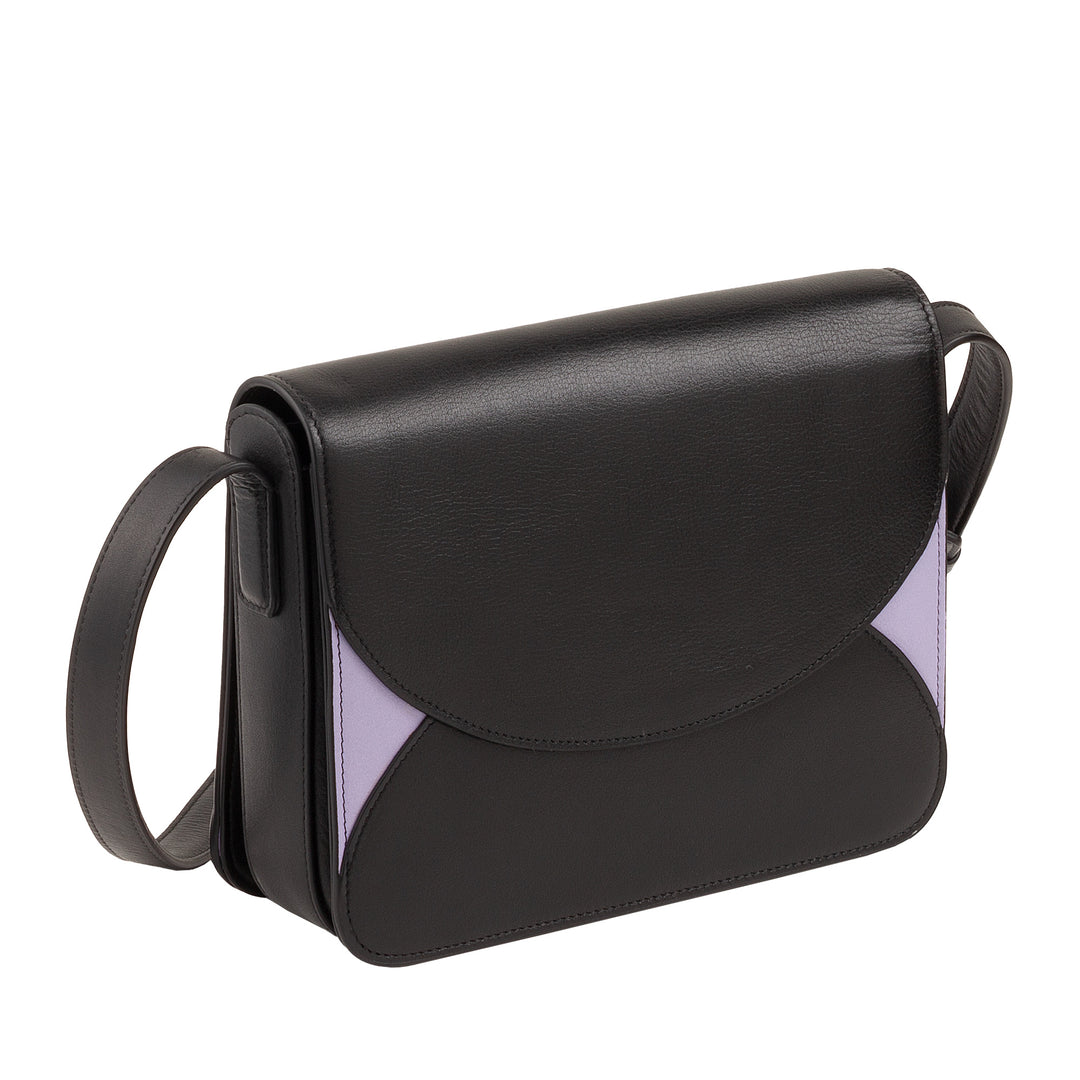 DUDU Sac à bandoulière en cuir pour femme avec rabat modèle enveloppe - Petit sac à main élégant et polyvalent avec bandoulière réglable, sac parfait pour chaque occasion