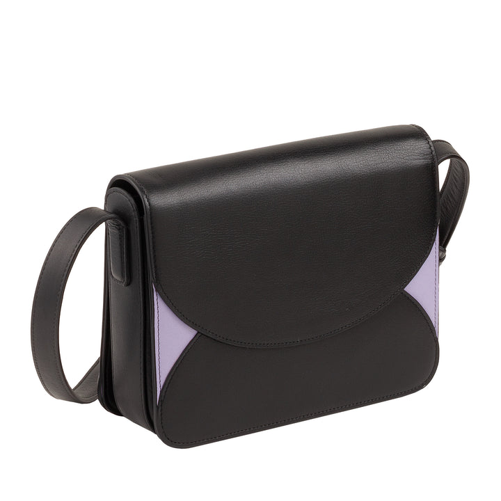 DUDU Sac à bandoulière en cuir pour femme avec rabat modèle enveloppe - Petit sac à main élégant et polyvalent avec bandoulière réglable, sac parfait pour chaque occasion