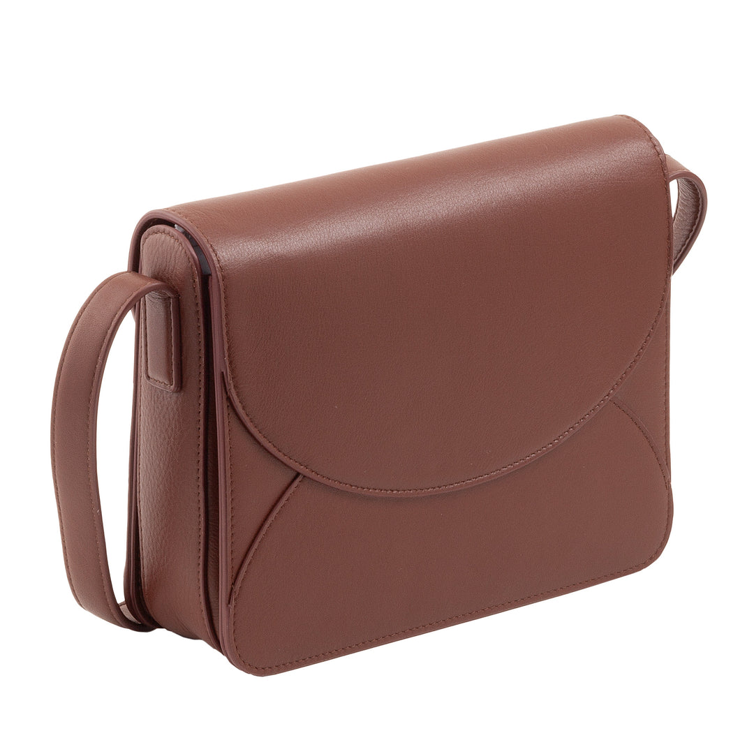 DUDU Sac à bandoulière en cuir pour femme avec rabat modèle enveloppe - Petit sac à main élégant et polyvalent avec bandoulière réglable, sac parfait pour chaque occasion