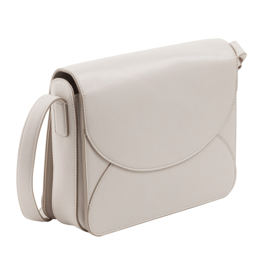 DUDU Sac à bandoulière en cuir pour femme avec rabat modèle enveloppe - Petit sac à main élégant et polyvalent avec bandoulière réglable, sac parfait pour chaque occasion