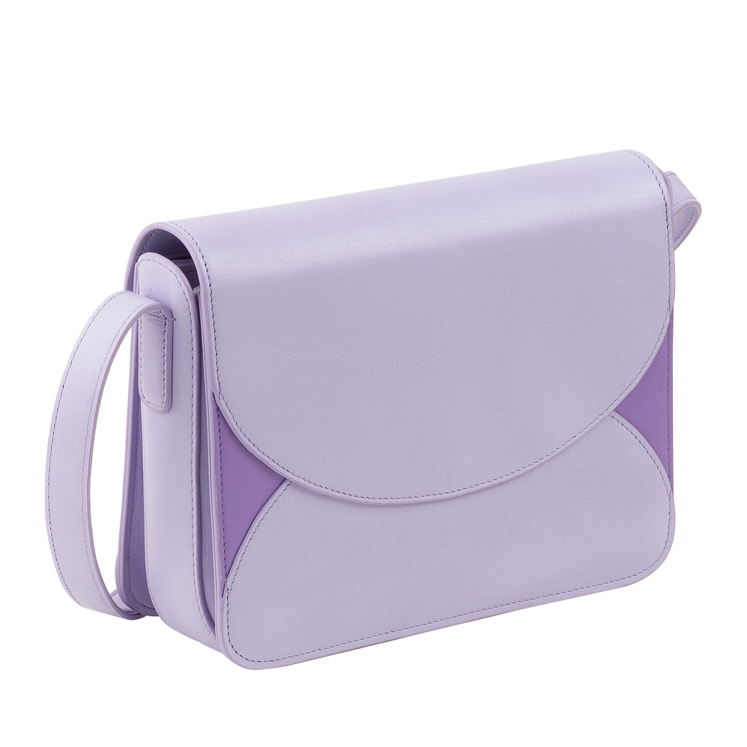 DUDU Sac à bandoulière en cuir pour femme avec rabat modèle enveloppe - Petit sac à main élégant et polyvalent avec bandoulière réglable, sac parfait pour chaque occasion