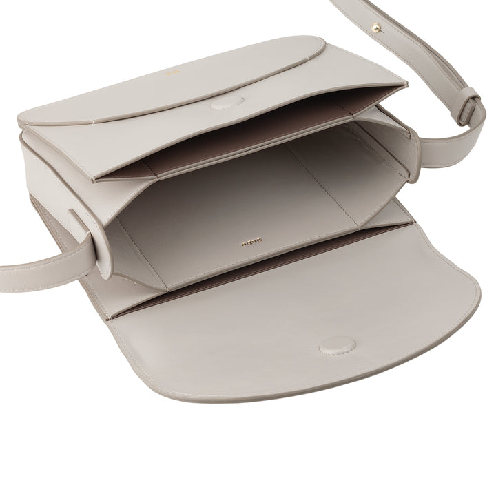 DUDU Sac à bandoulière en cuir pour femme avec rabat modèle enveloppe - Petit sac à main élégant et polyvalent avec bandoulière réglable, sac parfait pour chaque occasion