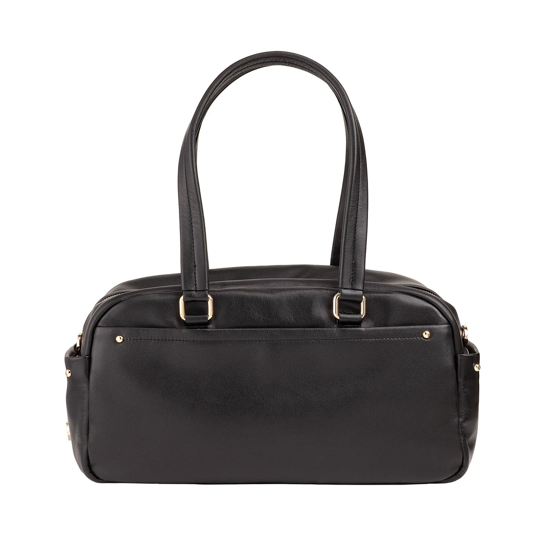 DUDU Grand Sac Cartable en Cuir pour Femme avec Poches Externes et Bandoulière Amovible, Spacieux et Élégant - Sac Main et Bandoulière avec Fermeture Éclair, Style Moderne