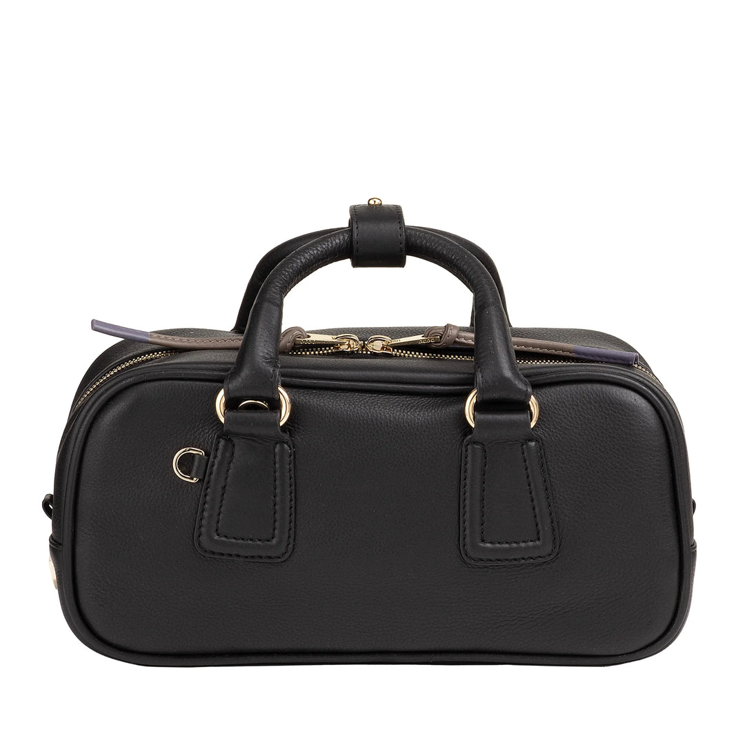 DUDU Grand Sac Cartable en Cuir pour Femme avec Bandoulière Amovible, Spacieux et Élégant - Sac Main et Bandoulière avec Fermeture Éclair, Double Poignées