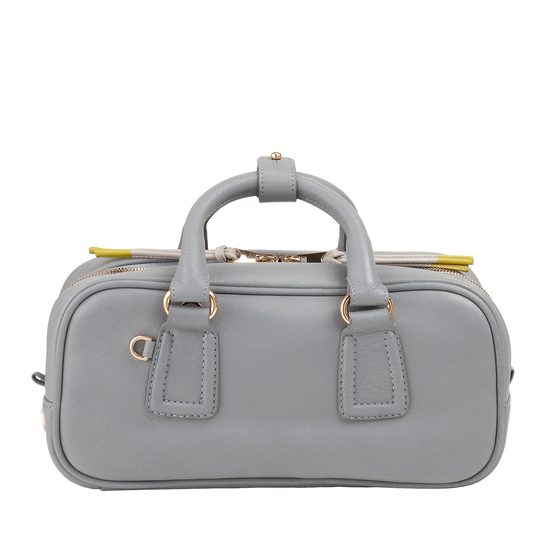 DUDU Grand Sac Cartable en Cuir pour Femme avec Bandoulière Amovible, Spacieux et Élégant - Sac Main et Bandoulière avec Fermeture Éclair, Double Poignées