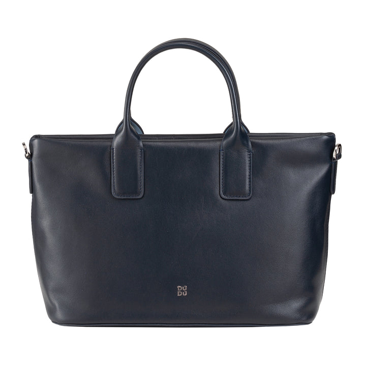 DUDU Bolso de Mujer de Piel con Bandolera, Bolso Bandolera Pequeño Mediano con Cremallera y Bandolera Desmontable, Bolso Elegante y Colorido