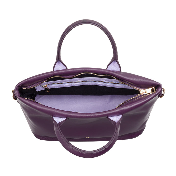 DUDU Sac à main en cuir pour femme avec bandoulière, petit sac à bandoulière moyen avec fermeture éclair et bandoulière amovible, sac à main élégant et coloré