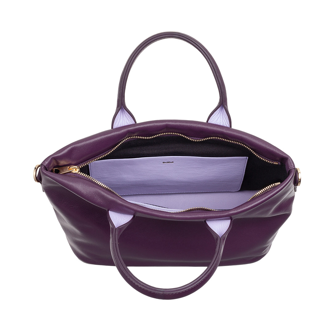 DUDU Sac à main en cuir pour femme avec bandoulière, petit sac à bandoulière moyen avec fermeture éclair et bandoulière amovible, sac à main élégant et coloré