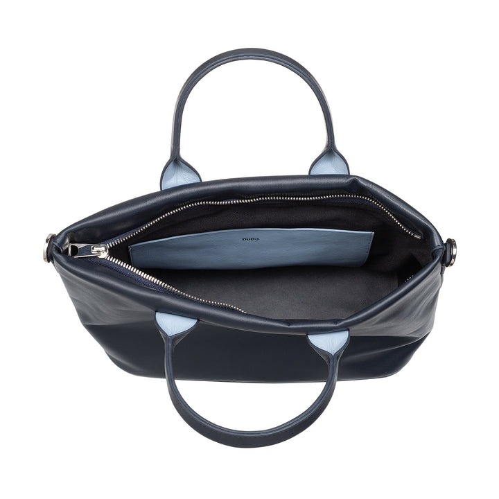 DUDU Bolso de Mujer de Piel con Bandolera, Bolso Bandolera Pequeño Mediano con Cremallera y Bandolera Desmontable, Bolso Elegante y Colorido