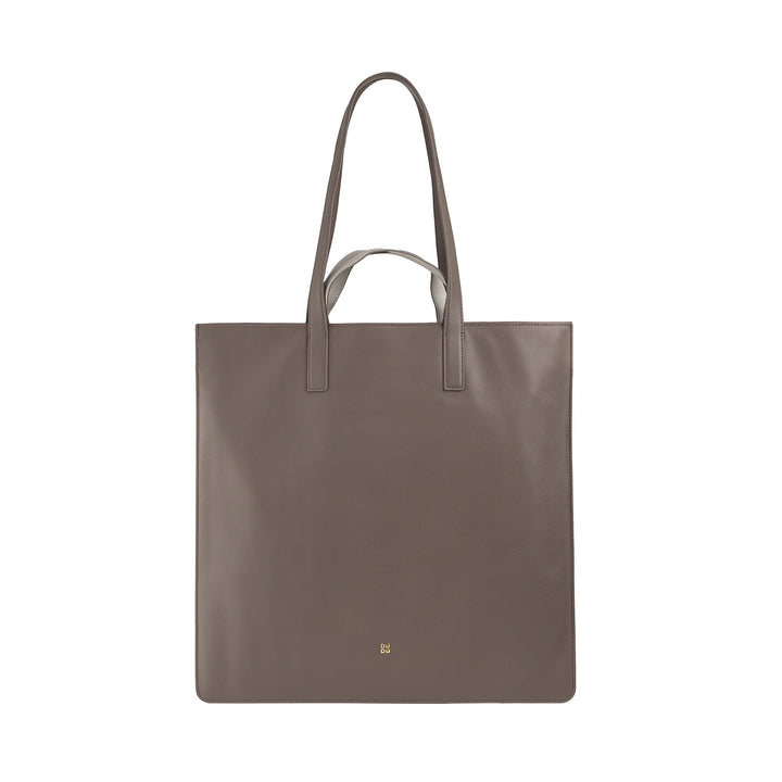 DUDU Bolso Grande Suave para Mujer, Bolso Shopping Tote en Piel de Color, Doble Asa, Elegante Bolso de Hombro, Bolso Grande