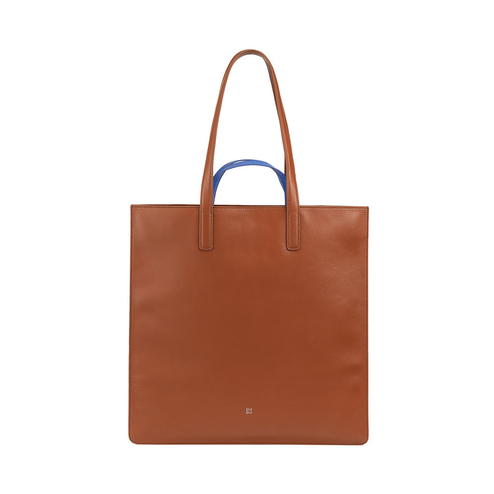 DUDU Bolso Grande Suave para Mujer, Bolso Shopping Tote en Piel de Color, Doble Asa, Elegante Bolso de Hombro, Bolso Grande