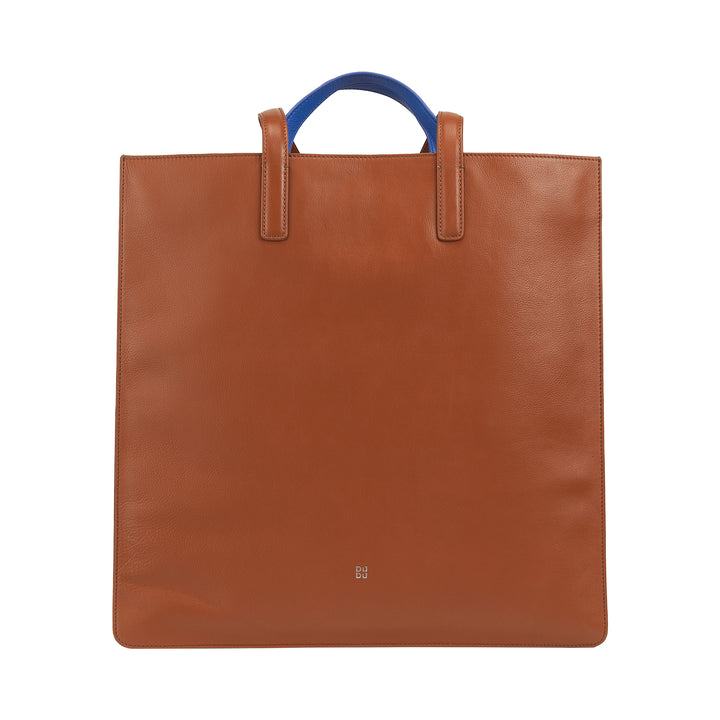 DUDU Bolso Grande Suave para Mujer, Bolso Shopping Tote en Piel de Color, Doble Asa, Elegante Bolso de Hombro, Bolso Grande