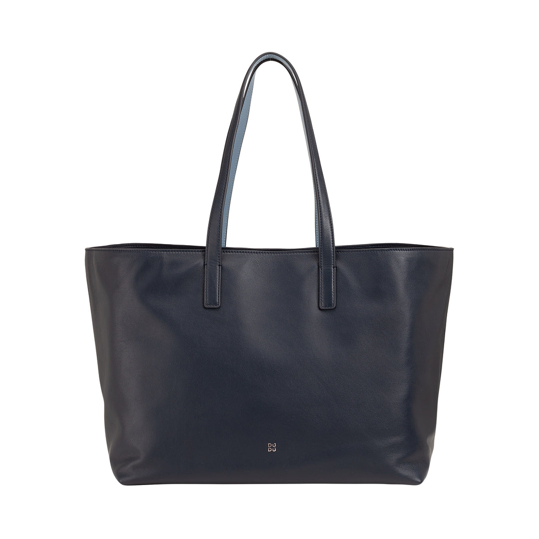 DUDU Bolso Grande de Piel para Mujer, Bolso Shopper Suave, Bolso Bandolera con Dos Asas, Bolso Grande de Moda