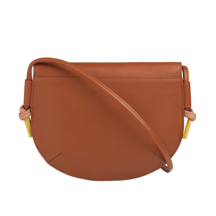 DUDU Sac à Bandoulière pour Femme avec Rabat en Cuir Véritable, Petit Sac à Bandoulière avec Rabat à Bouton Magnétique, Sac à Main