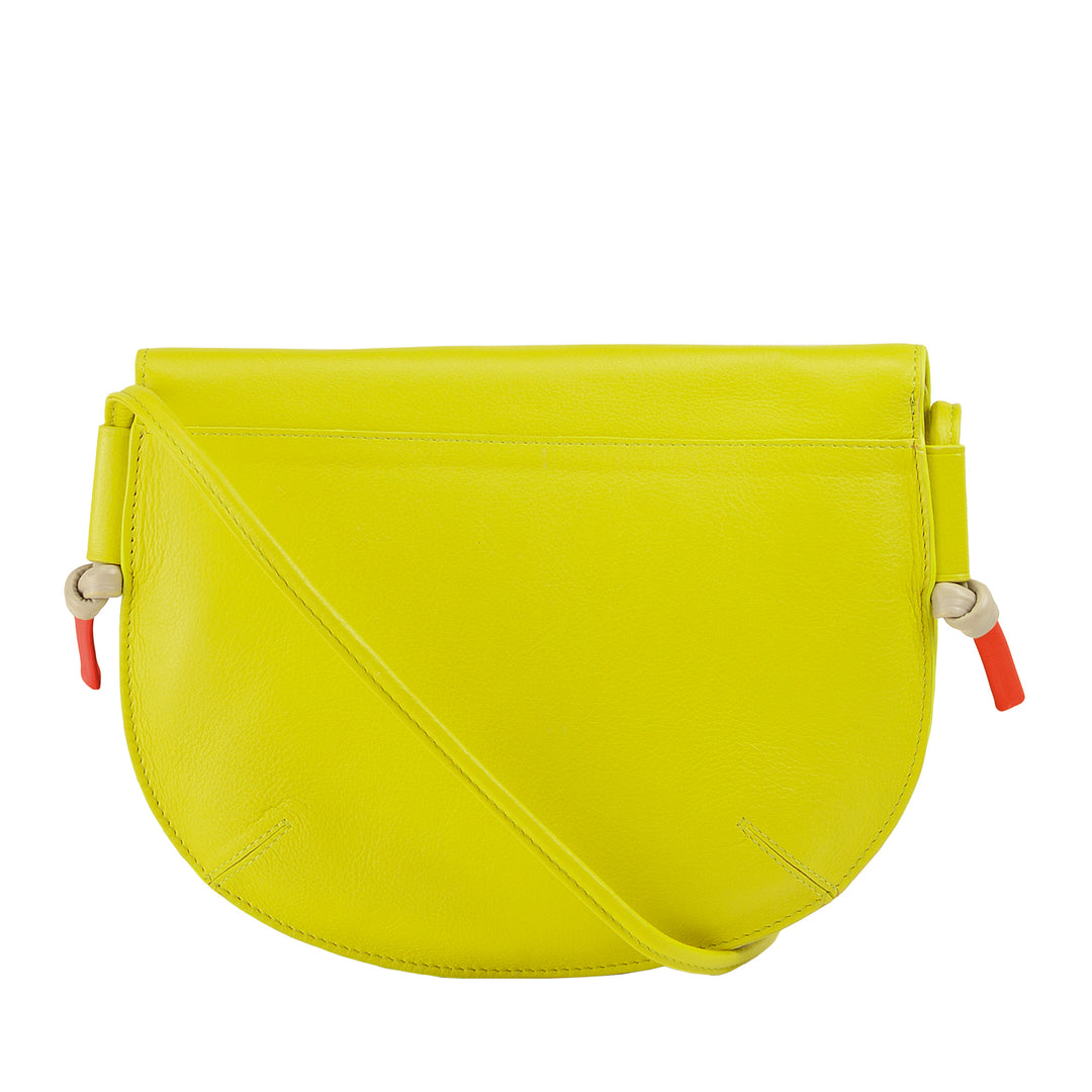 DUDU Sac à Bandoulière pour Femme avec Rabat en Cuir Véritable, Petit Sac à Bandoulière avec Rabat à Bouton Magnétique, Sac à Main