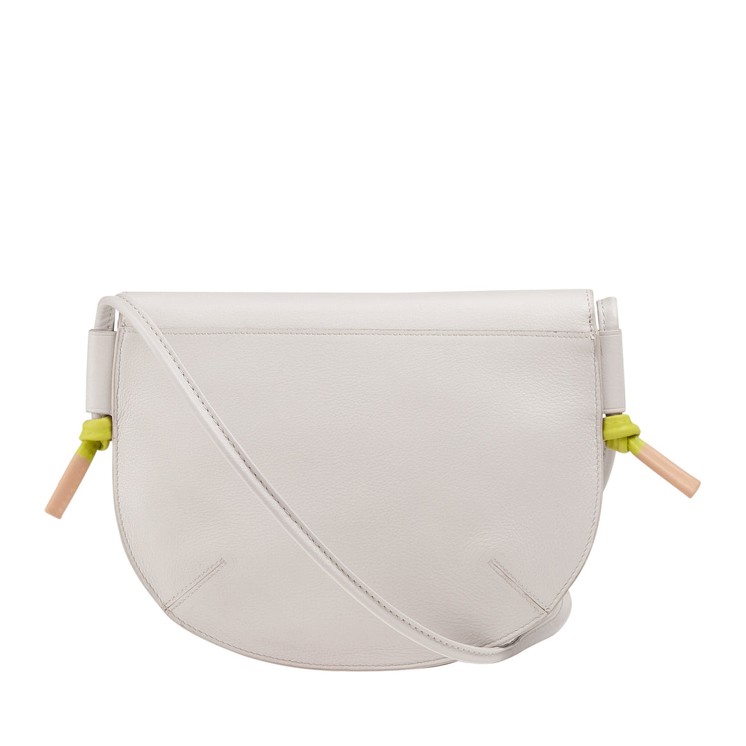 DUDU Sac à Bandoulière pour Femme avec Rabat en Cuir Véritable, Petit Sac à Bandoulière avec Rabat à Bouton Magnétique, Sac à Main