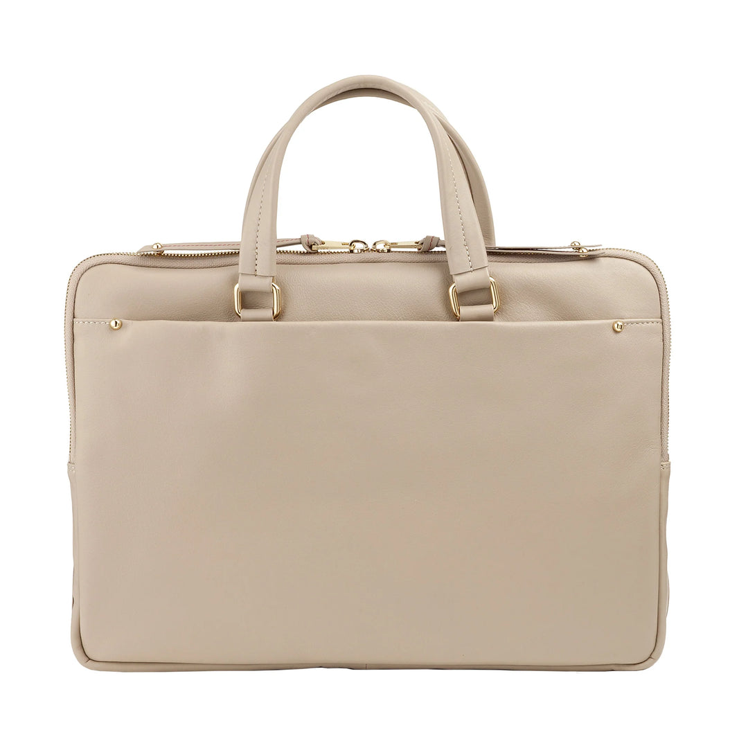 DUDU Borsa Porta PC Donna Elegante in Pelle con Tracolla - Borsa Cartella Laptop da Lavoro con Tasche Organizer, Capiente e Professionale, Porta Computer e Documenti
