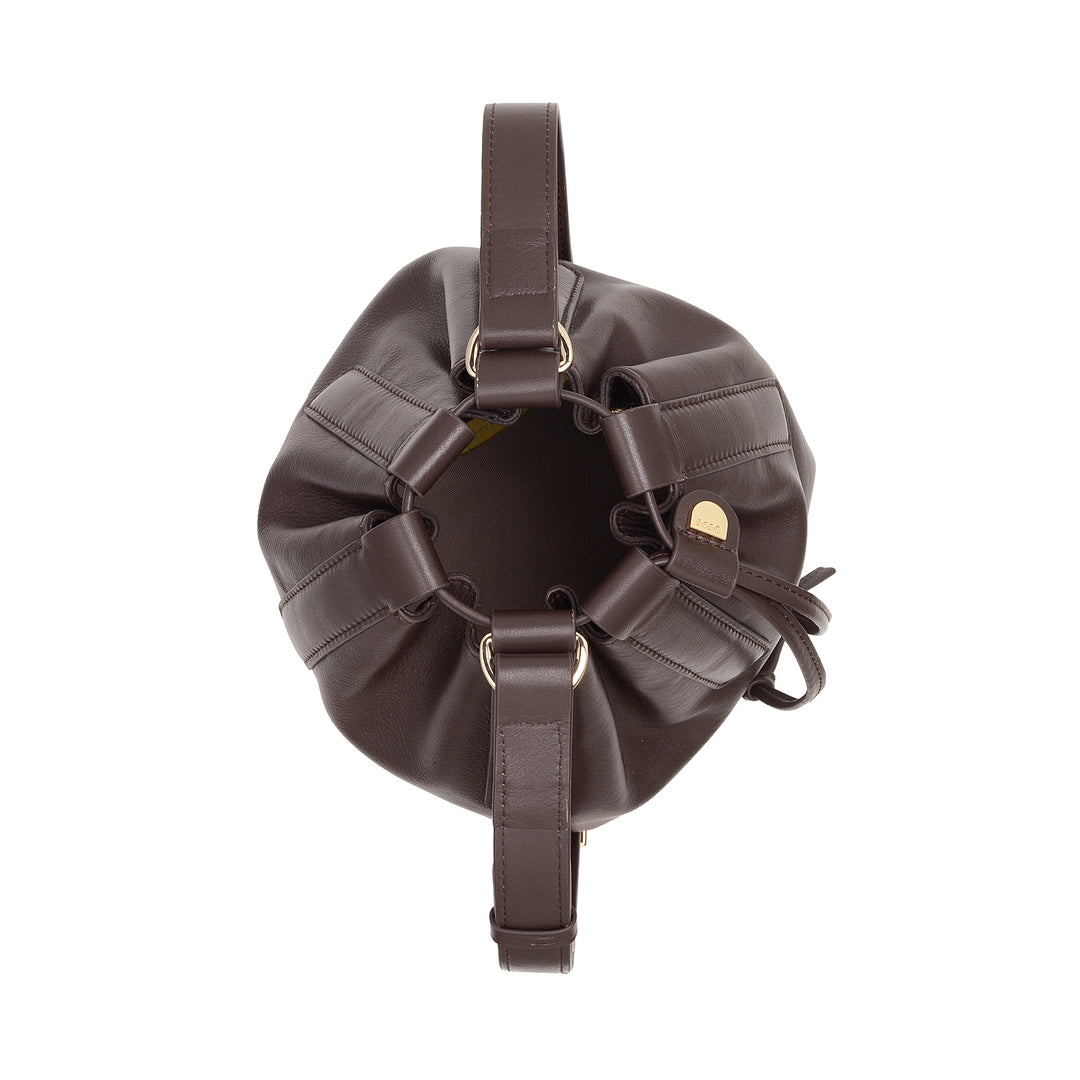DUDU Grand sac seau en cuir pour femme avec bandoulière réglable et fermeture à cordon – Sac élégant, spacieux et pratique pour un usage quotidien et des occasions spéciales