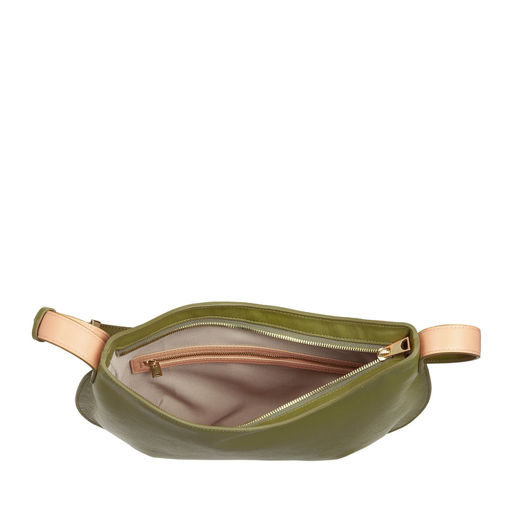 DUDU Sac à bandoulière souple pour femme de taille moyenne en cuir véritable, sac Hobo avec bandoulière réglable, sac à bandoulière avec fermeture éclair